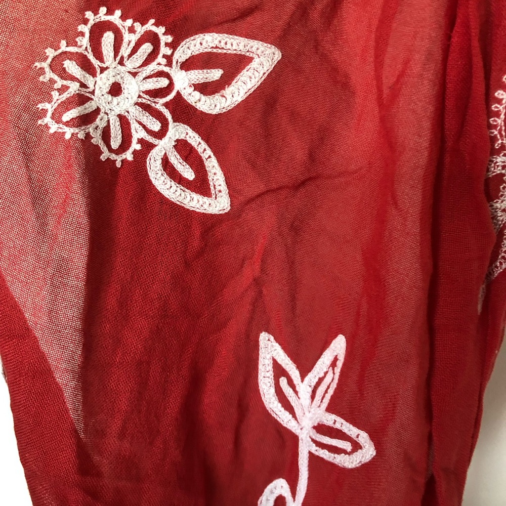 Red Fossil scarf - southwestern style